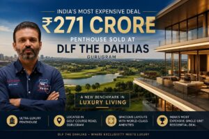 Read more about the article DLF The Dahlias Sets New Record: ₹271 Crore for a Single Penthouse