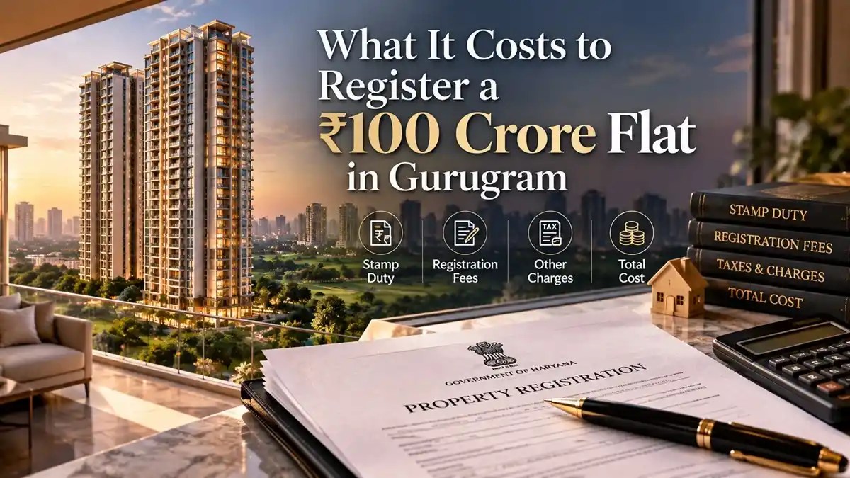 What It Costs to Register a ₹100 Crore Flat in Gurugram